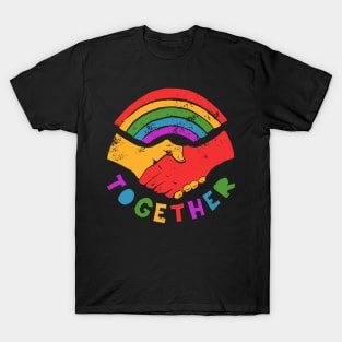 Rainbow Peace Together T-Shirt